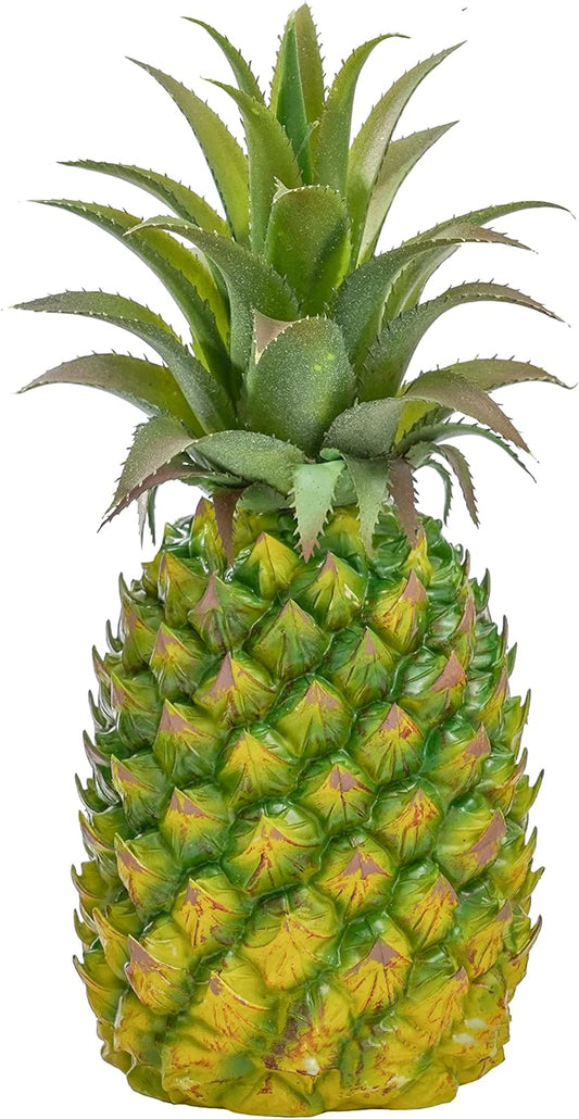 QIRMIZI Artificial Pineapple -Simulated Fruit Decoration, Lifelike Fake Fruit Model, Perfect for Home Decor, Kitchen, Party & Photography Prop – Realistic & Eco-Friendly,Green Meduim