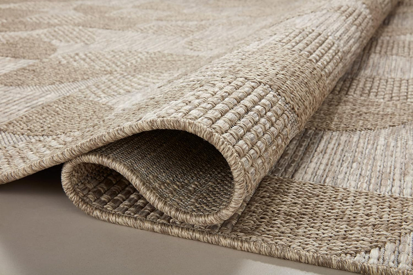 Loloi Dawn Collection Indoor/Outdoor DAW-08 Beige 2'-3" x 10'-0" Runner Rug