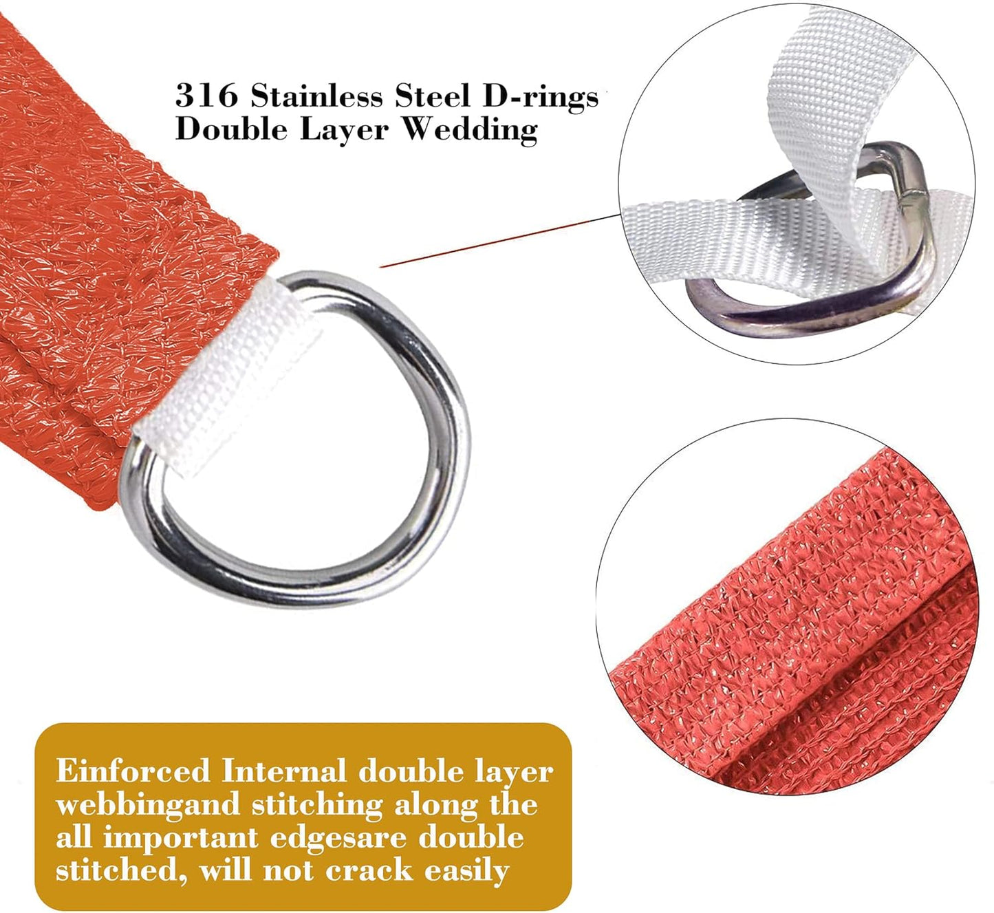 6' x 22' Red Rectangle Sun Shade Sail SSP1212 Canopy Durable Fabric UV Block Awning,We Make Custom Orders