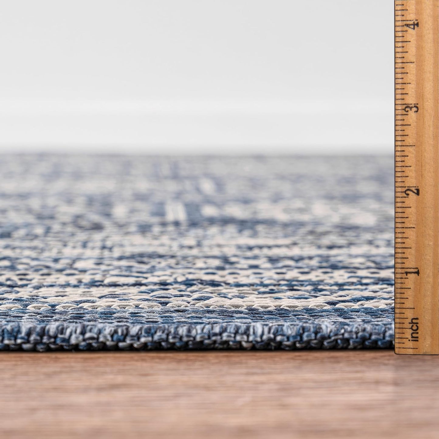 Keen Home Design Terrace Outdoor Throw Rug - 3x5 Washable Indoor/Outdoor Rug for Patio, Kitchen, Balcony, Beach, Garden, Deck and Porch, Size: 3'x5'