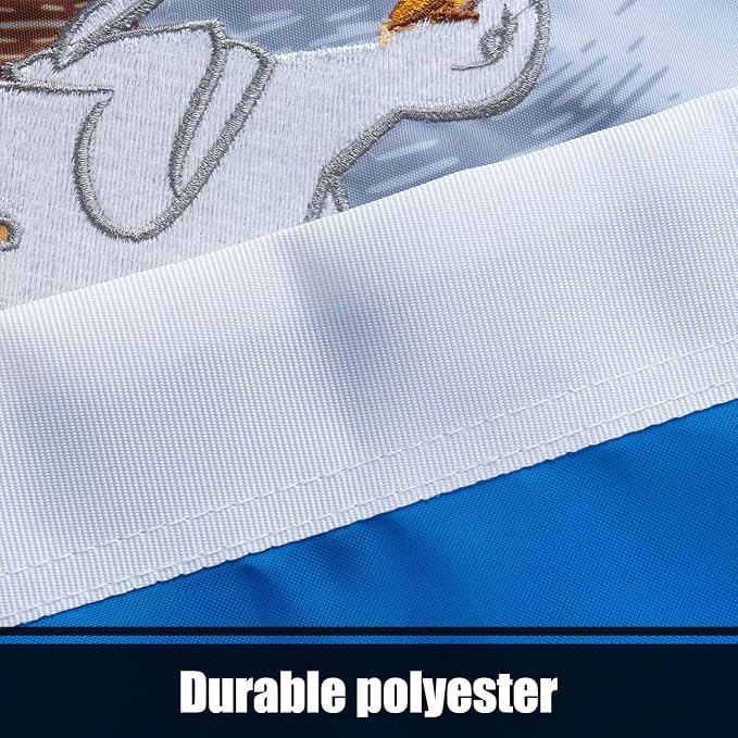 TOPFLAGS Louisiana Flag 3x5 Outdoor LA State Flags Double Sided Embroidered Longest Lasting Heavy Duty Polyester Stronger Brass Grommets 4 Stitched Hemming Perfect for Outside