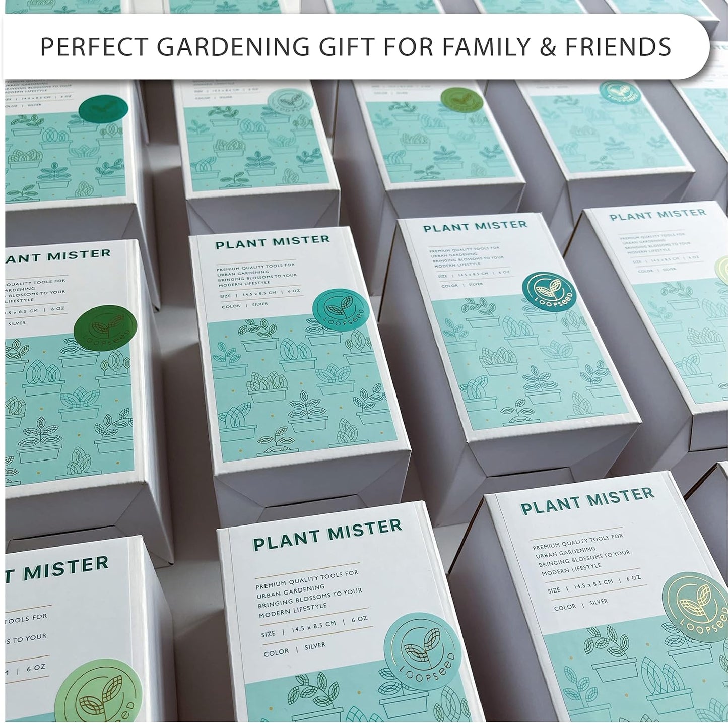 Plant Mister Spray Bottle Stainless Steel Watering Can for Indoor Plants Succulent Bonsai Garden Houseplant Spritzer Modern Garden Tools 10oz/300ml (Silver)