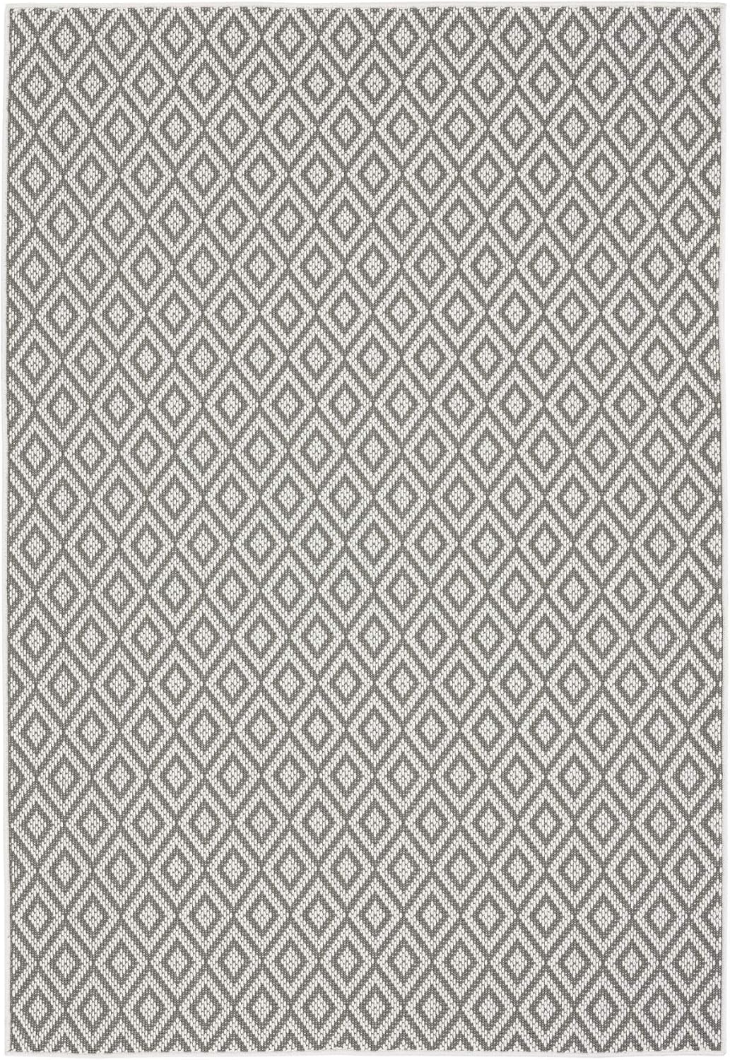 Home Dynamix Tripoli Lydia Geometric Area Rug, Gray/Cream, 6'6"x9'6" Rectangle