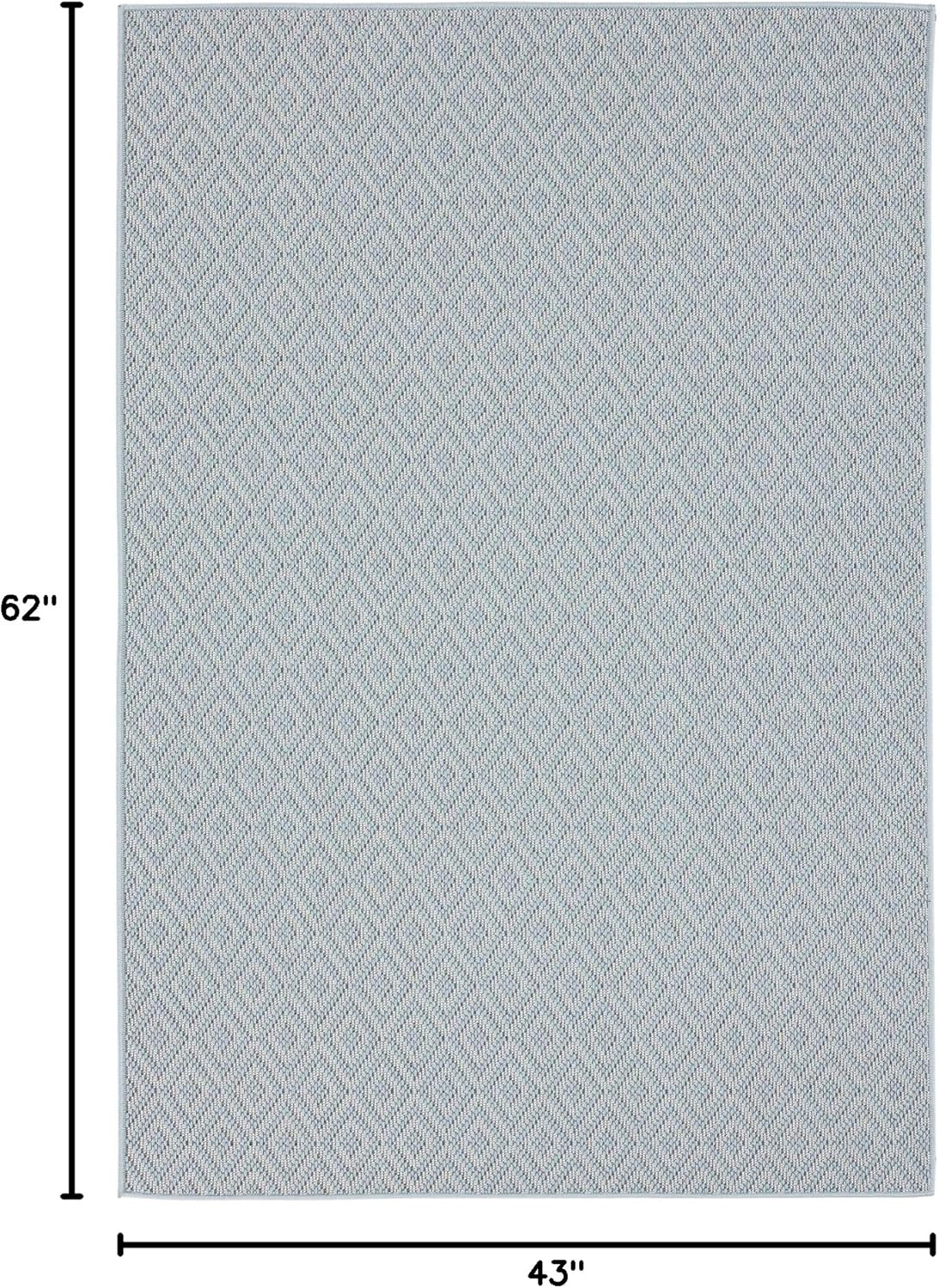 Home Dynamix Tripoli Lydia Modern Indoor/Outdoor Area Rug, Blue/Cream, 3'7"x5'2" Rectangle