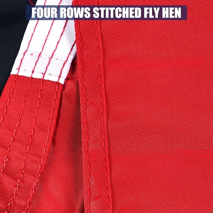 American Flag 4x6 Ft, Outdoor Premium US Flags, Heavy Duty Durable, 420D Oxford Nylon, Embroidered Stars, Brass Grommets