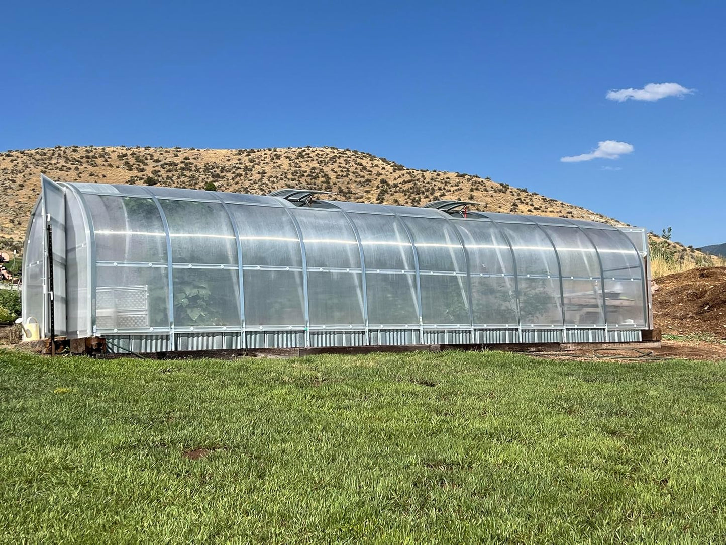 Polycarbonate Tunnel Greenhouse, Weather Resistant & Easy Assembly Greenhouses - Expandable Greenhouse for Outdoors, Garden House Tunnel with 6 Bonus Accessories & 10 Yr Frame Warranty(10x13 FT)