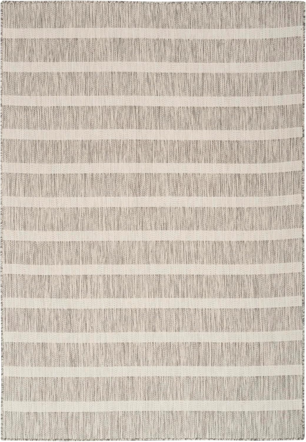 Nourison Home Positano 7' x 10' Fabric Grey Ivory Area Rug