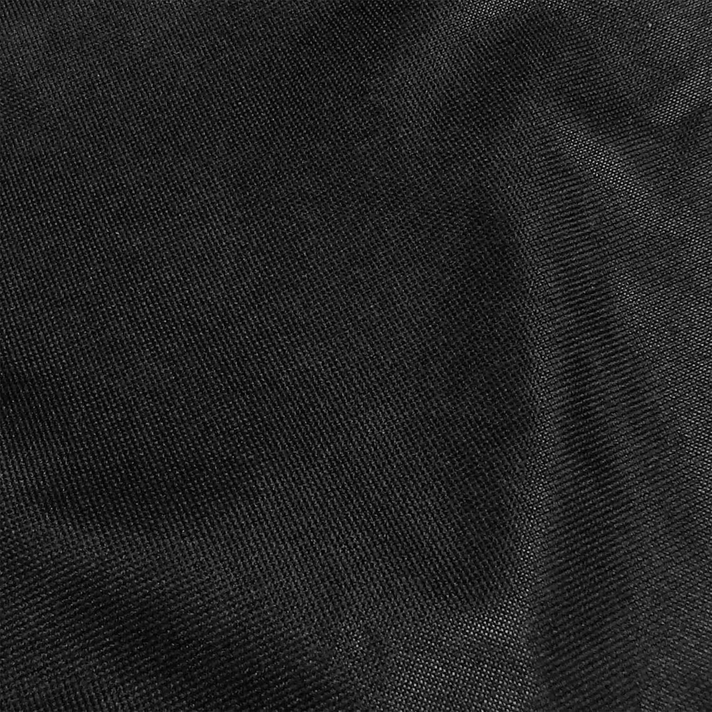 Sunnydaze Round Outdoor Fire Pit Cover - Heavy-Duty 300D Polyester and PVC with Drawstring Closure - Black - 30-Inch