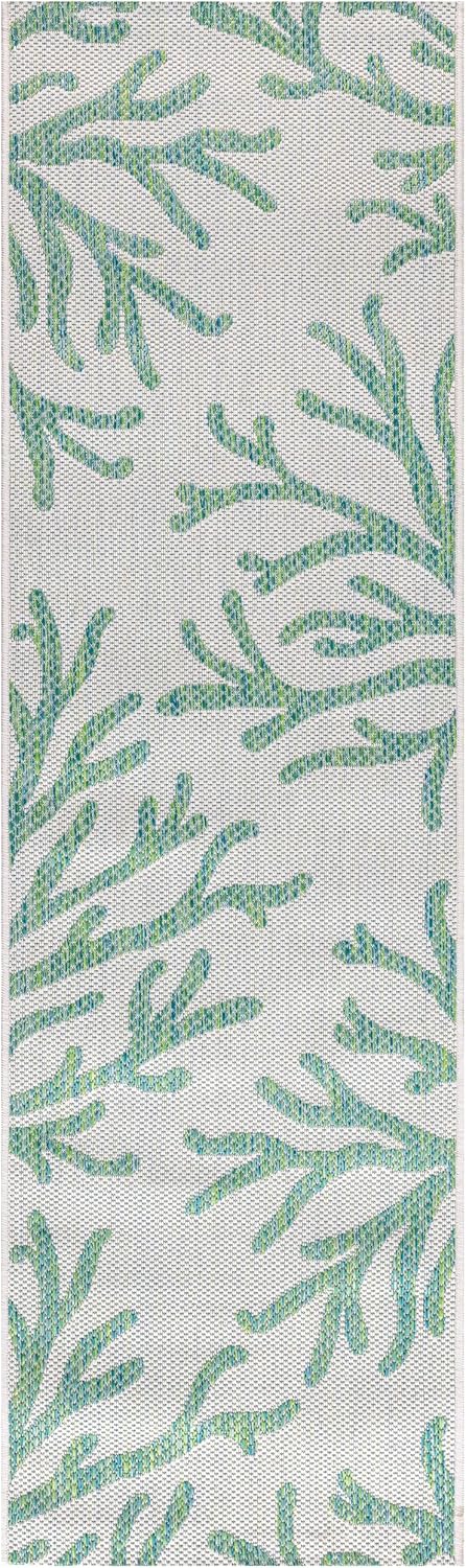 Keen Home Design Terrace Outdoor Runner Rug - 2x8 Washable Indoor/Outdoor Rug for Patio, Kitchen, Balcony, Beach, Garden, Deck and Porch, Size: 2'2"x7'7"