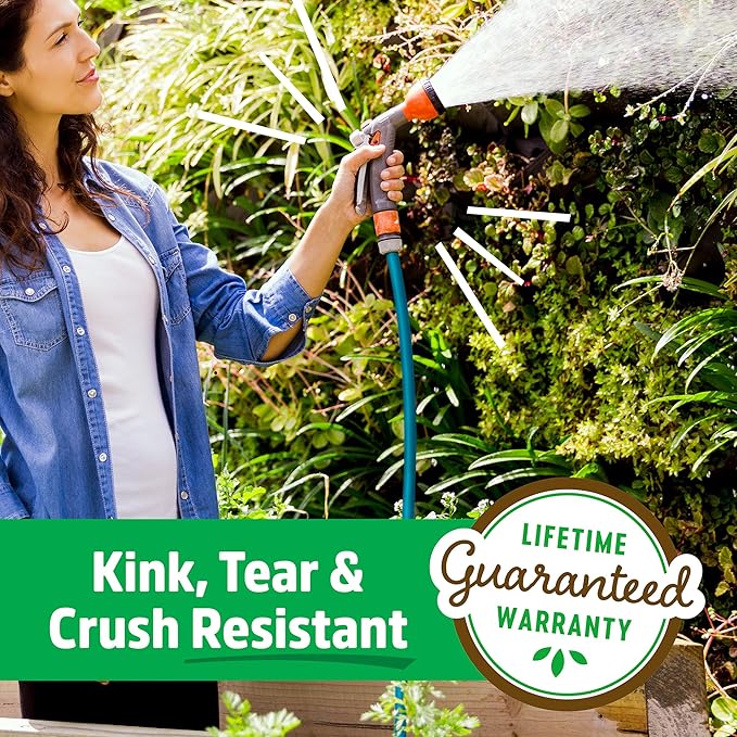 Back to the Roots Kink Resistant, BPA-Free Garden Hose, 100ft