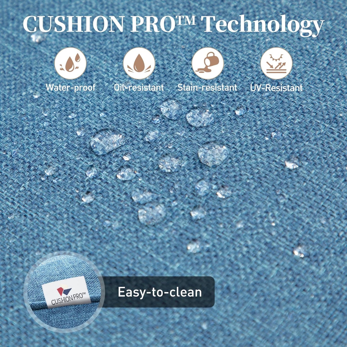 Metal Patio Chairs Set of 2 with 5.75" Extra Thick Cushion, 2 Pieces High Back Outdoor Patio Chairs All Weather Outdoor Furniture Seating for Deck Backyard Balcony Front Porch, Navy