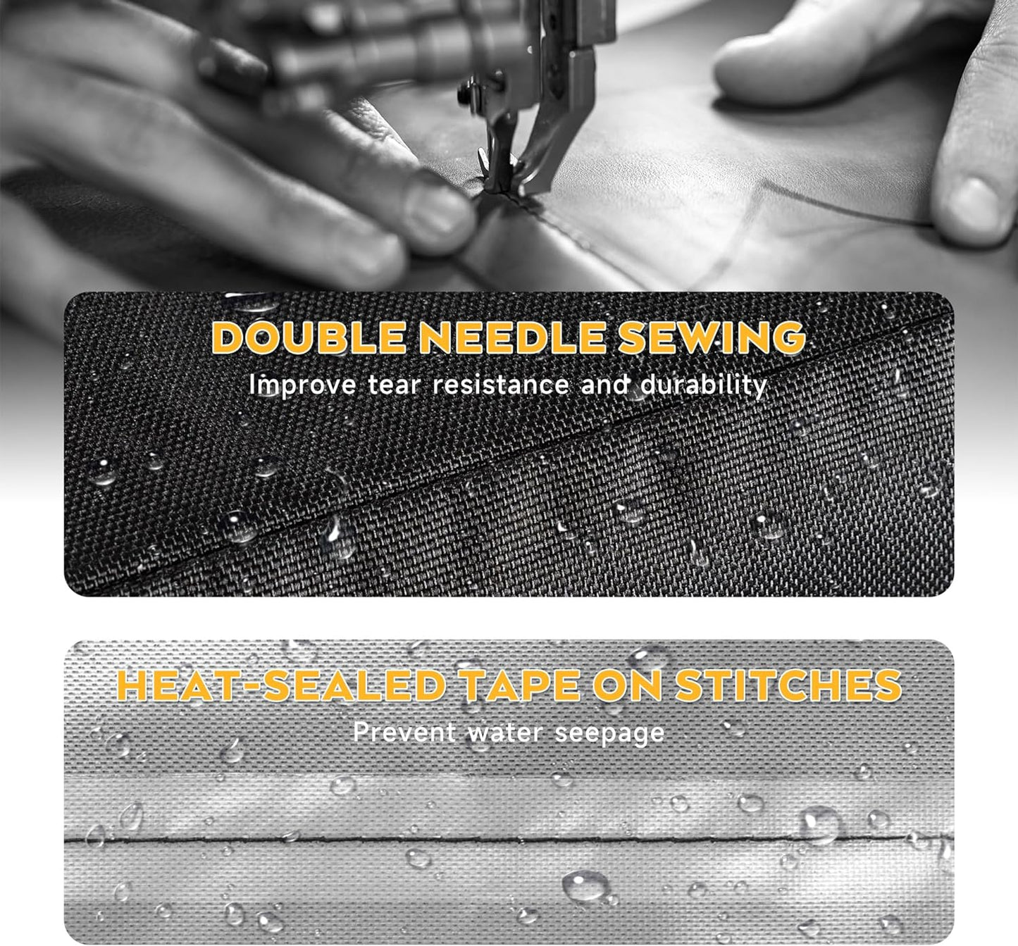 Grill Cover for Royal Gourmet CD1519 Portable Charcoal Grill, Tabletop BBQ Cover for Royal Gourmet Small Charcoal Camping Grill