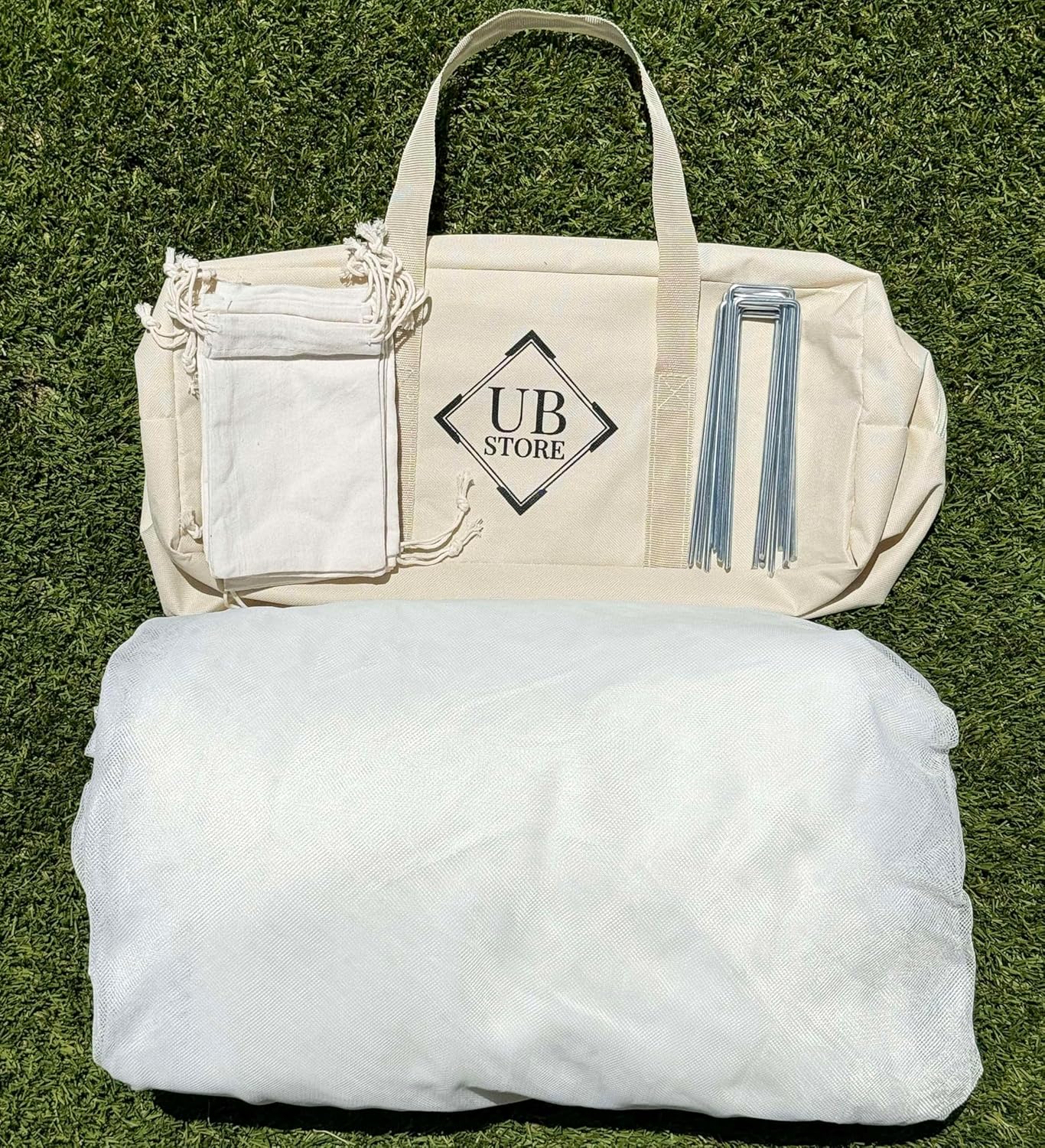 Mosquito Net for Umbrella 7.5 FT | Large Sizes & Fabric Designed for Outdoors | Insect House Screen Netting for Patio, Porch & Garden Terrace | Outside Canopy Bug & Fly Protection Enclosure