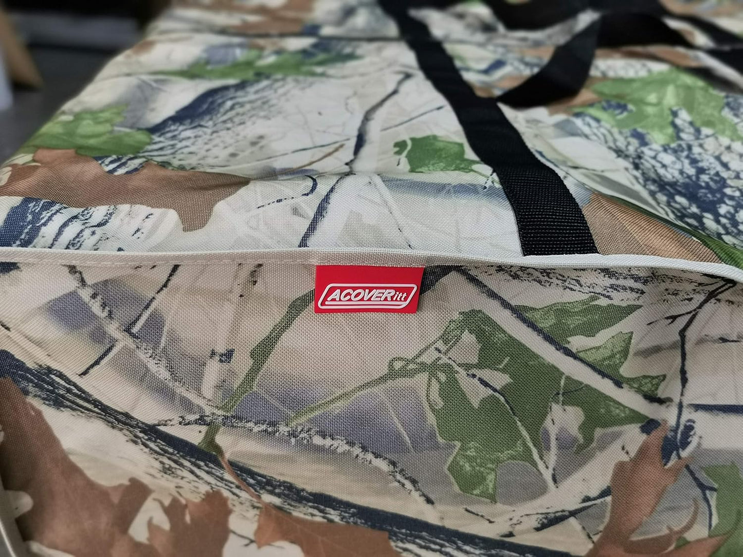 Outdoor Square Cushion/Cover Storage Bag, Protective Zippered Storage Bags with Handles, 32''L x 32''W x 24''H