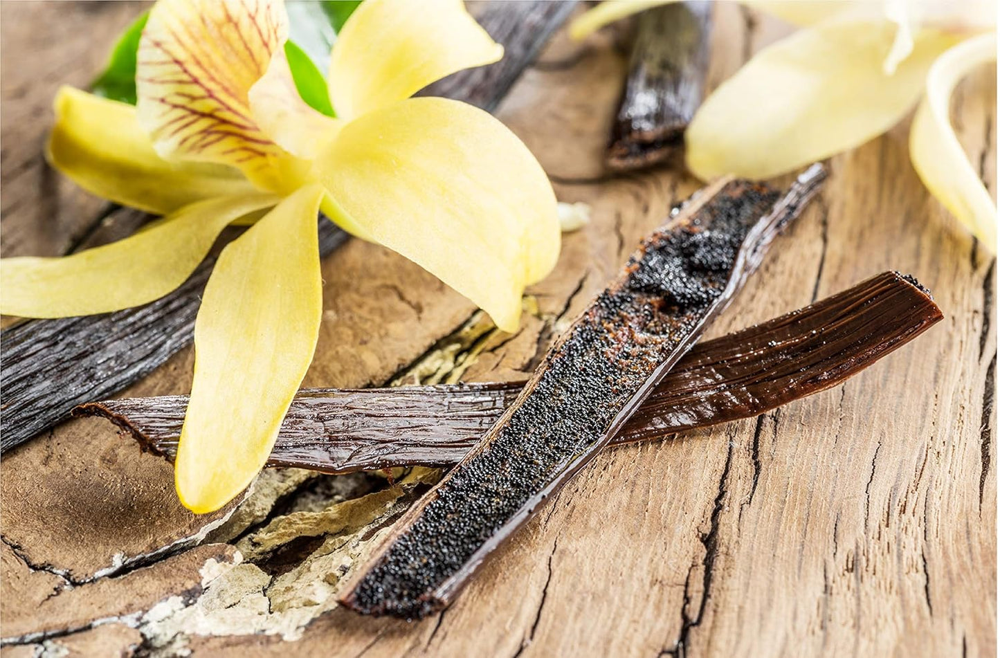 5 Vanilla Beans - Whole Extract Grade B Pods for Baking, Homemade Extract, Brewing, Coffee, Cooking - Tahitian