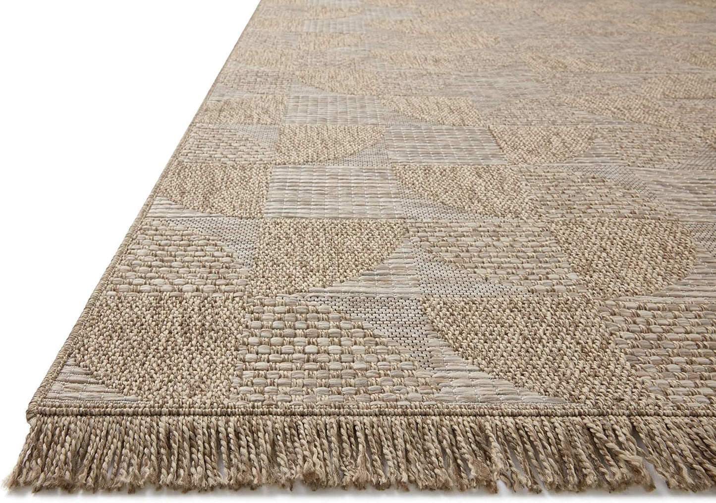 Loloi Dawn Collection Indoor/Outdoor DAW-08 Beige 2'-3" x 3'-9" Accent Rug