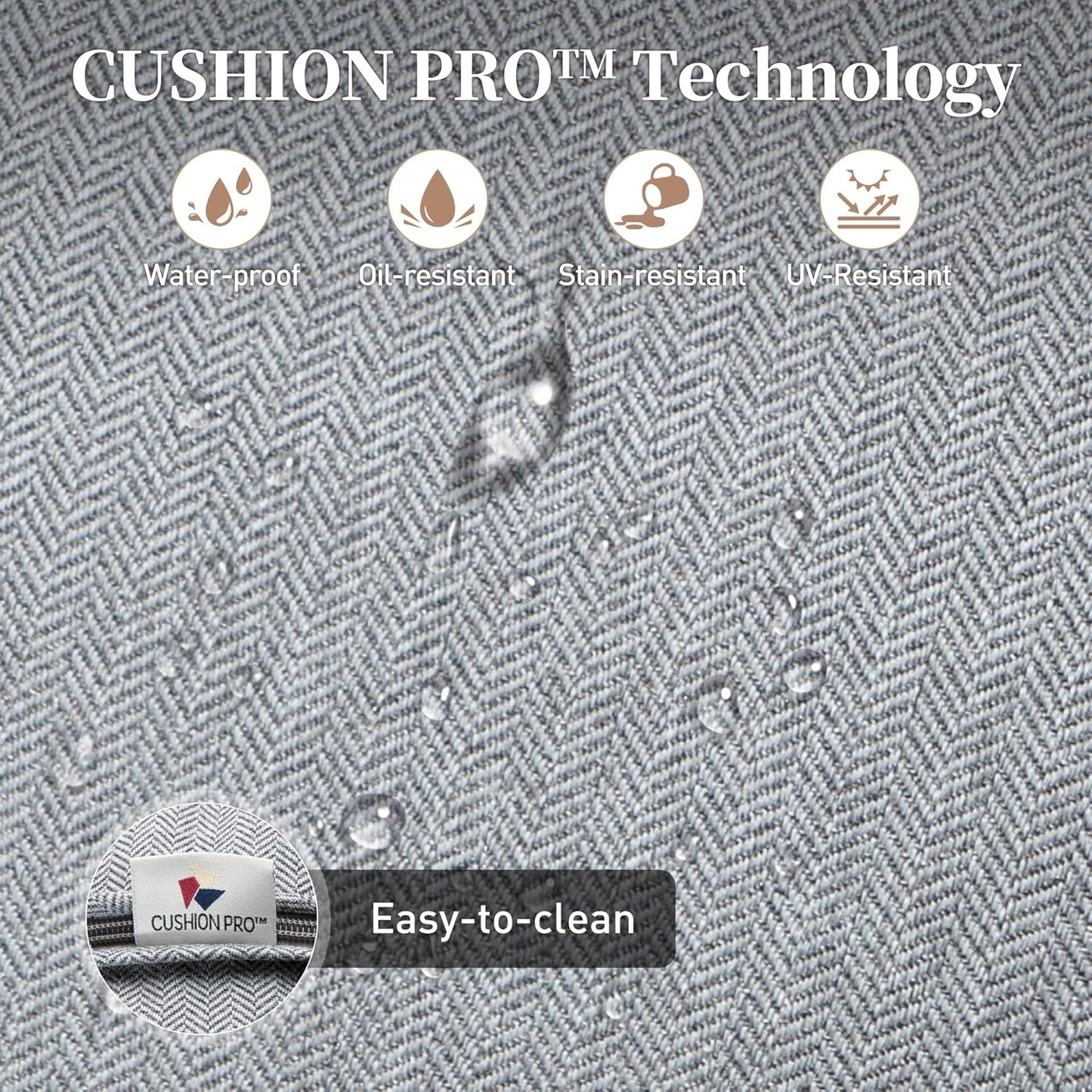 Metal Patio Chairs Set of 2 with 5.75" Extra Thick Cushion, 2 Pieces High Back Outdoor Patio Chairs All Weather Outdoor Furniture Seating for Deck Backyard Balcony Front Porch, Gray