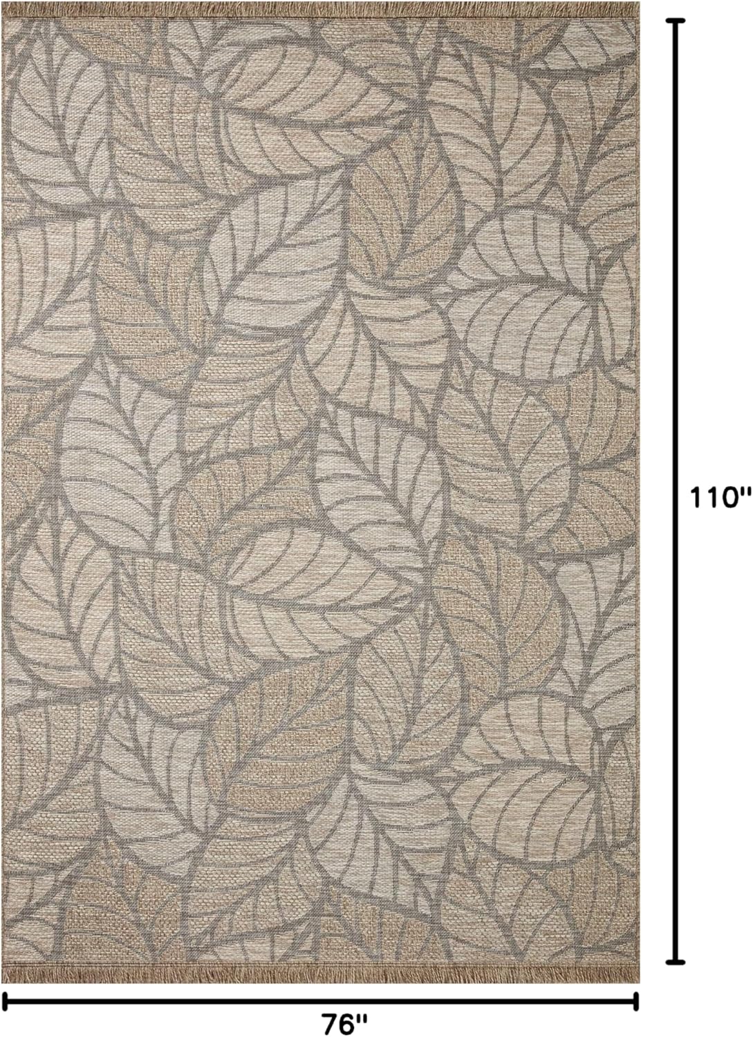 Loloi Dawn Collection Indoor/Outdoor DAW-05 6'-4" x 9'-2" Area Rug