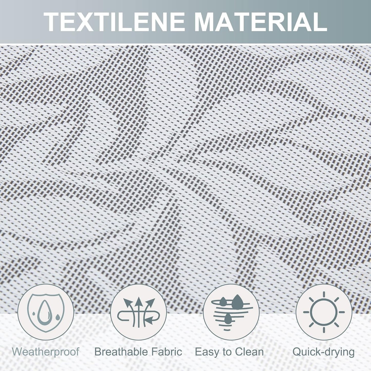 Two Person Hammock with Stand Heavy Duty, Outdoor Patio Hammock with Portable Steel Stand, Large Double Hammocks with Quick Dry Textilene Fabric,480lbs Capacity.(Grey White)