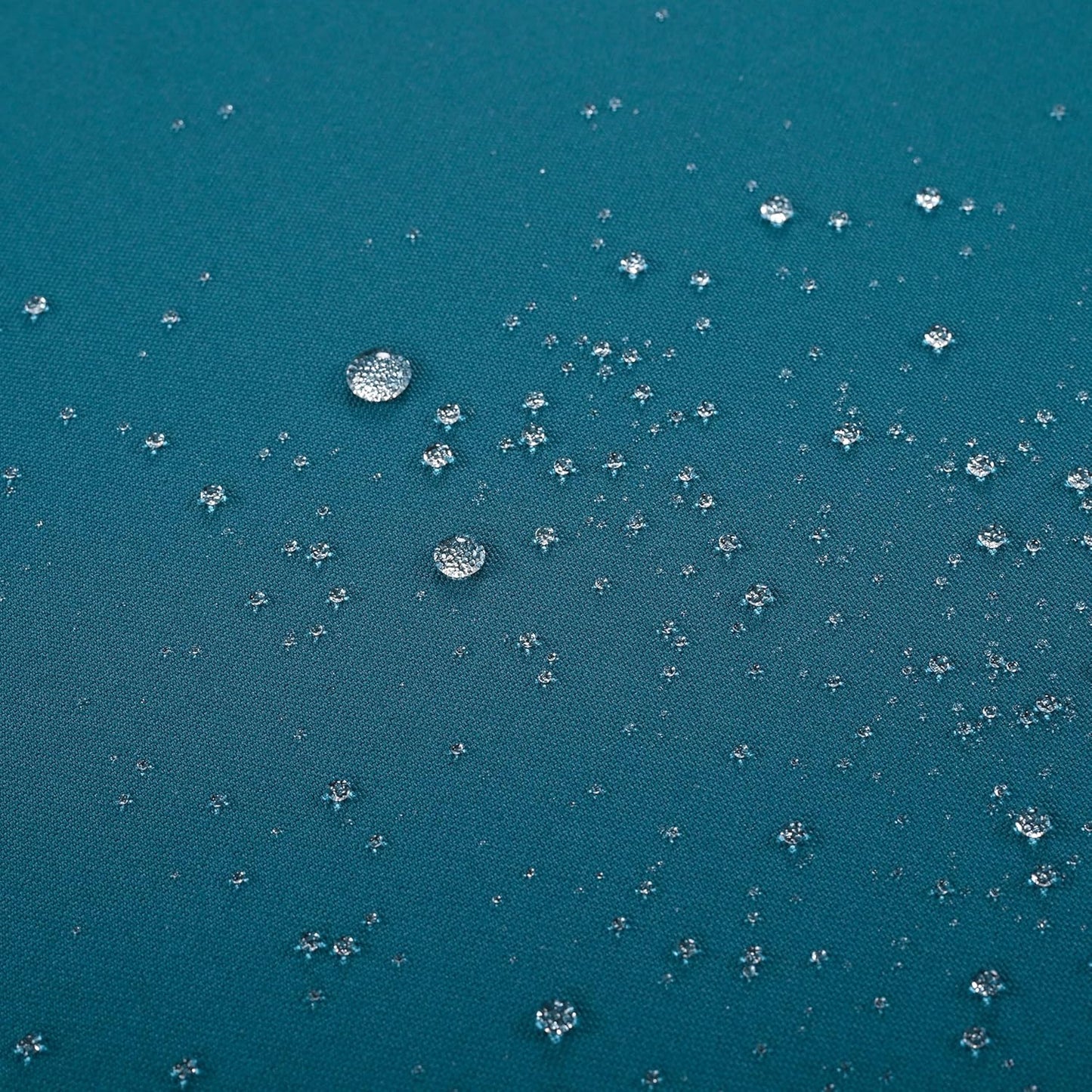 Christopher Knight Home Outdoor 3 Seater Acacia Wood Daybed with Fabric Water Resistant and Removable Cushions, Patio Garden Sofa with Wicker Armrest and Slat Paneling Back, Teak and Dark Teal