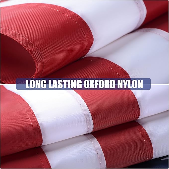 American Flag 3x5 Ft, USA US Flags Outdoor, Heavy Duty Durable, Embroidered Stars, Sewn Stripes and Brass Grommets