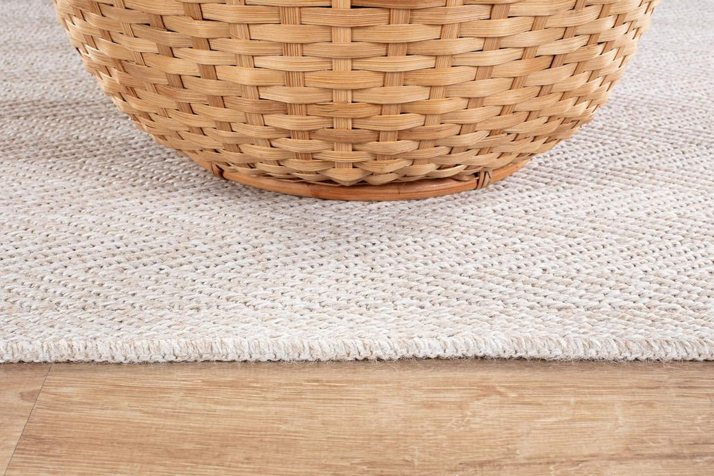 CAMILSON Easy Jute Rug 6x9, Indoor Outdoor Off-White Color Fiber Area Rugs for Living Room Patio and Bedroom Rug Herringbone Seagrass Woven Design Easy-Cleaning, Washable Outside Carpet Alfombras 6x9