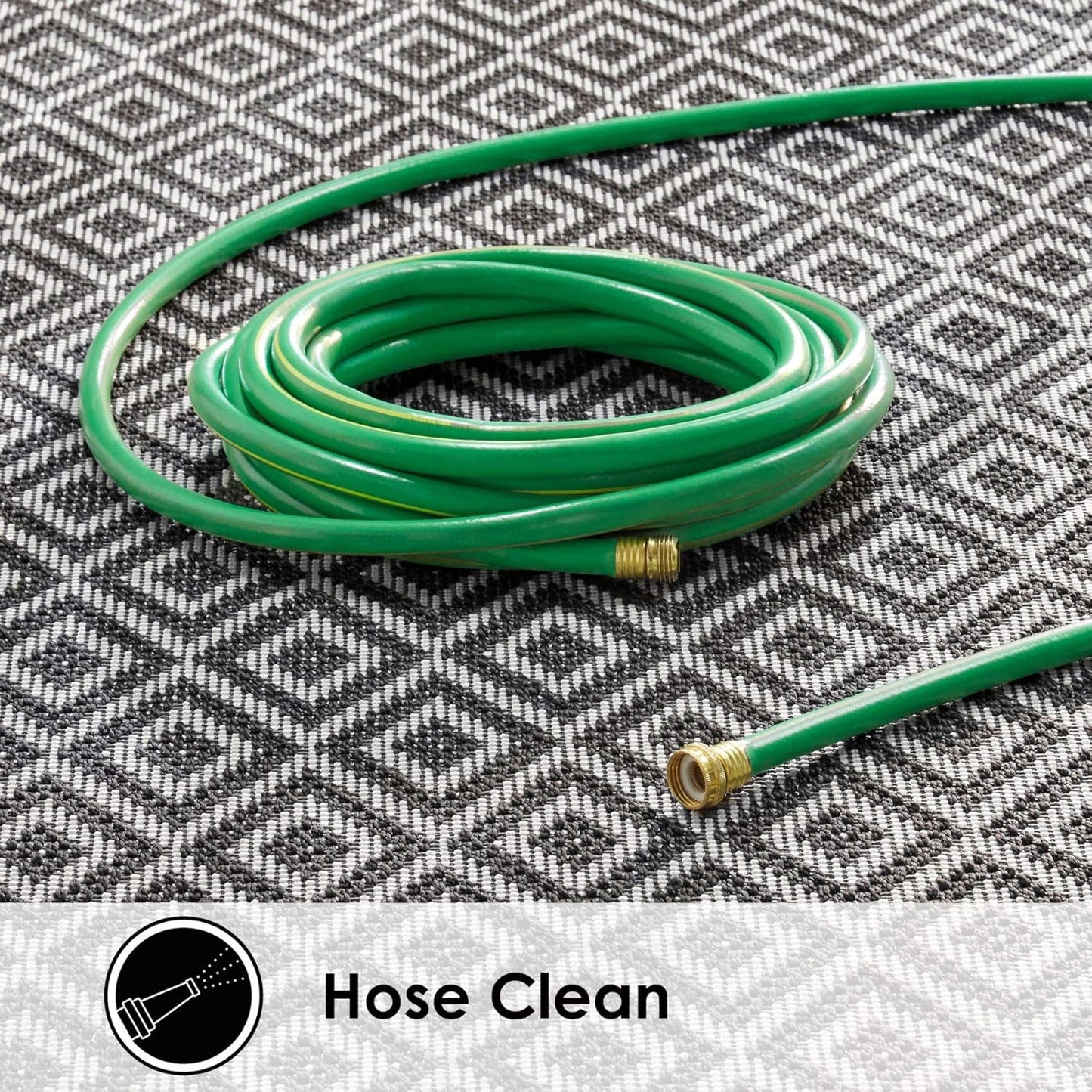 Home Dynamix Tripoli Lydia Indoor/Outdoor Area Rug 5'3"x7'3", Modern Dark Gray