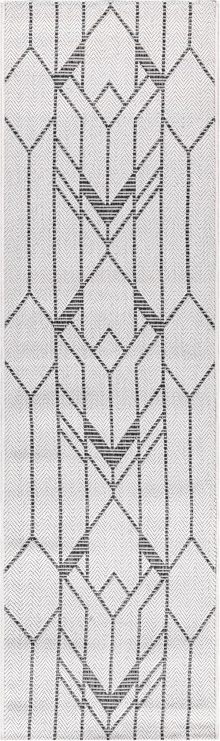 Keen Home Design Terrace Outdoor Runner Rug - 2x12 Washable Indoor/Outdoor Rug for Patio, Kitchen, Balcony, Beach, Garden, Deck and Porch, Size: 2'2"x11'10"