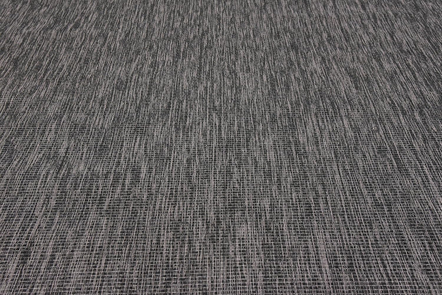 Unique Loom Collection Casual Transitional Solid Heathered Indoor/Outdoor Flatweave Area Rug (9' x 12' Rectangle, Black/Ivory)