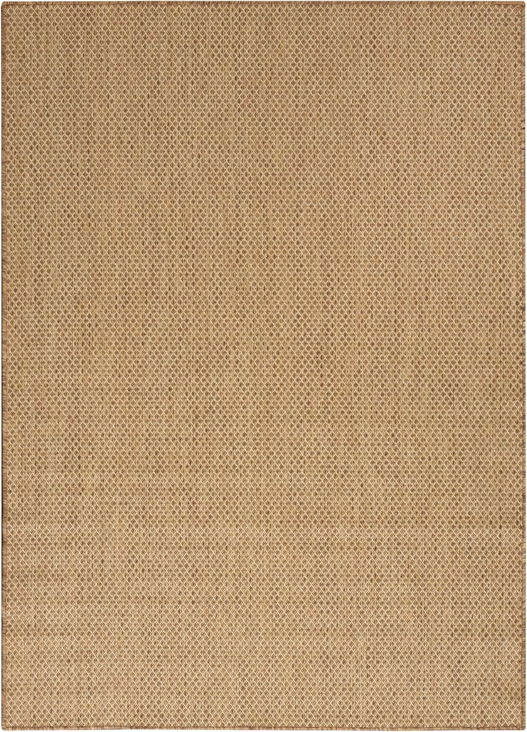 Nourison Home Courtyard Jute 5' x 7' Area Rug - Easy Clean, Non Shedding, Bed Room, Living Room, Dining Room, Kitchen (5' x 7')