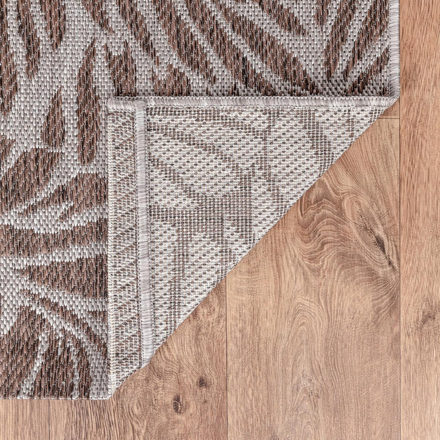 Keen Home Design Terrace Outdoor Runner Rug - 2x10 Washable Indoor/Outdoor Rug for Patio, Kitchen, Balcony, Beach, Garden, Deck and Porch, Size: 2'2"x9'11"