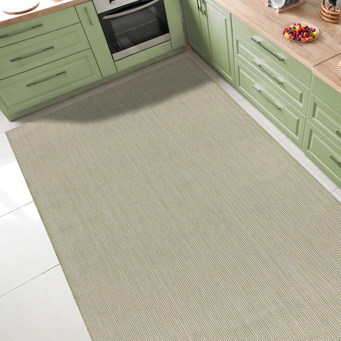 Keen Home Design Terrace Outdoor Throw Rug - 3x5 Washable Indoor/Outdoor Rug for Patio, Kitchen, Balcony, Beach, Garden, Deck and Porch, Size: 3'x5'