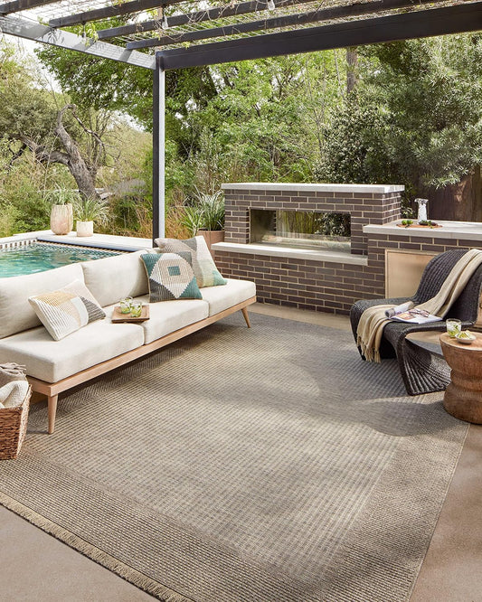 Loloi Dawn Collection Indoor/Outdoor DAW-06 Russet 8'-10" x 12'-2" Area Rug