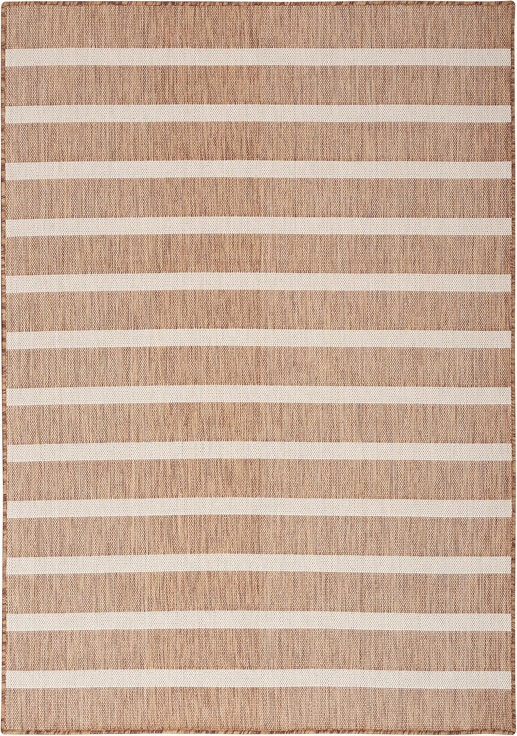 Nourison Home Positano 4' x 6' Fabric Jute Ivory Area Rug