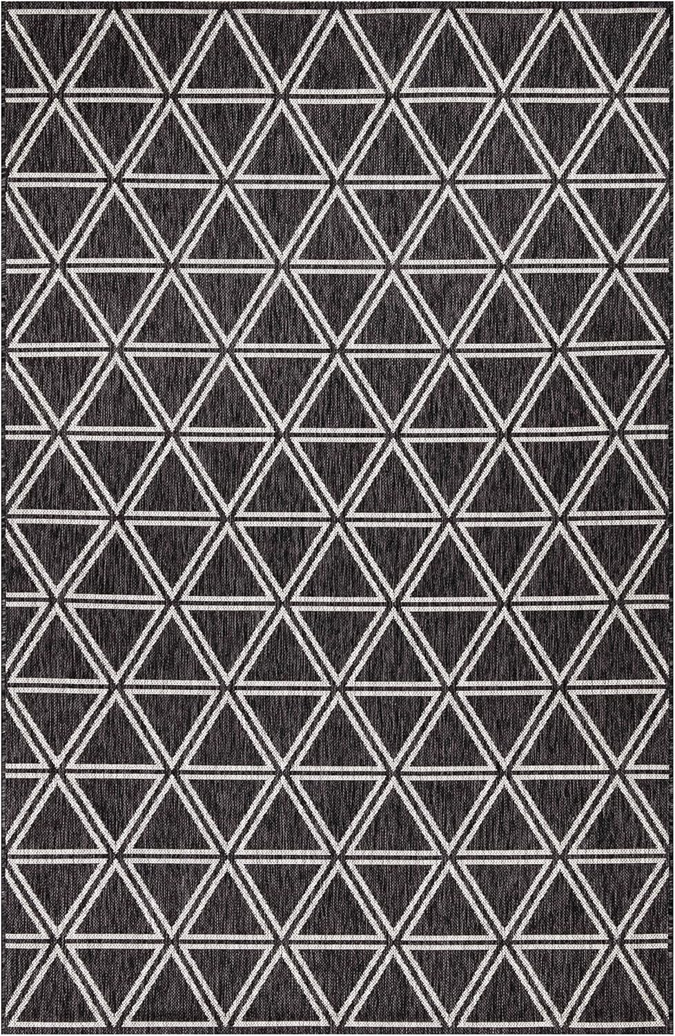 Keen Home Design Outdoor Rug - 8x10 Washable Indoor/Outdoor Rug for Patio, Balcony, Kitchen, Garden, Beach, Deck and Porch. Size: 7'9" x 10'2"